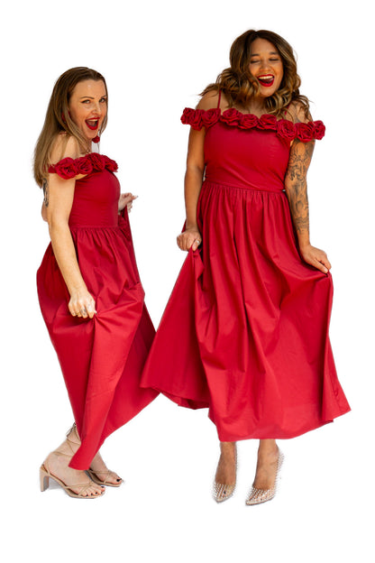 Marbella Rose Detail Dress