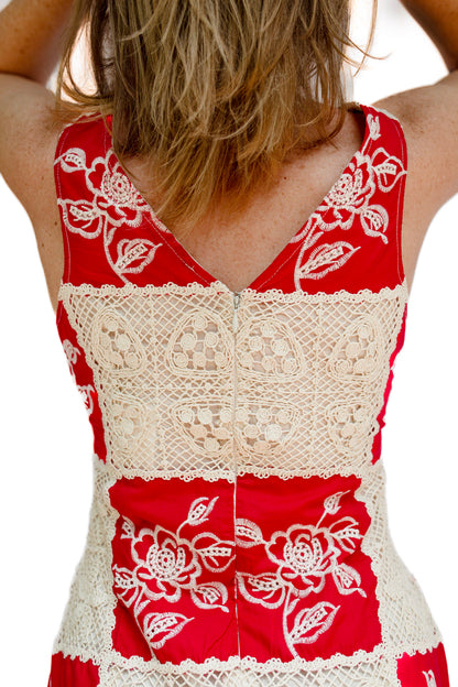 Louisa Red Mini Dress