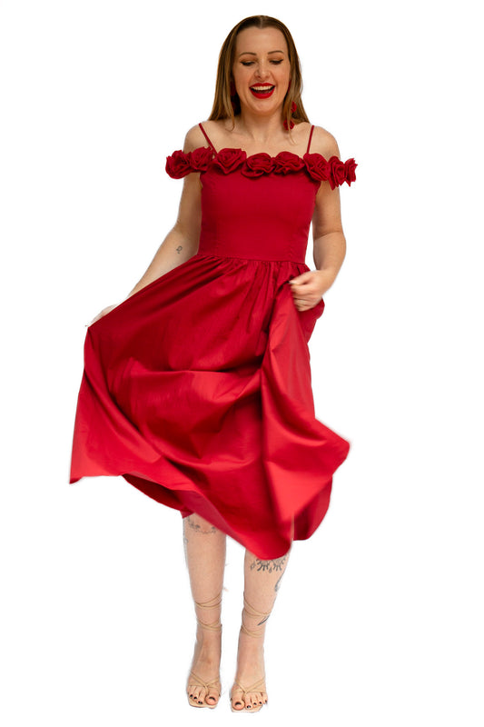 Marbella Rose Detail Dress