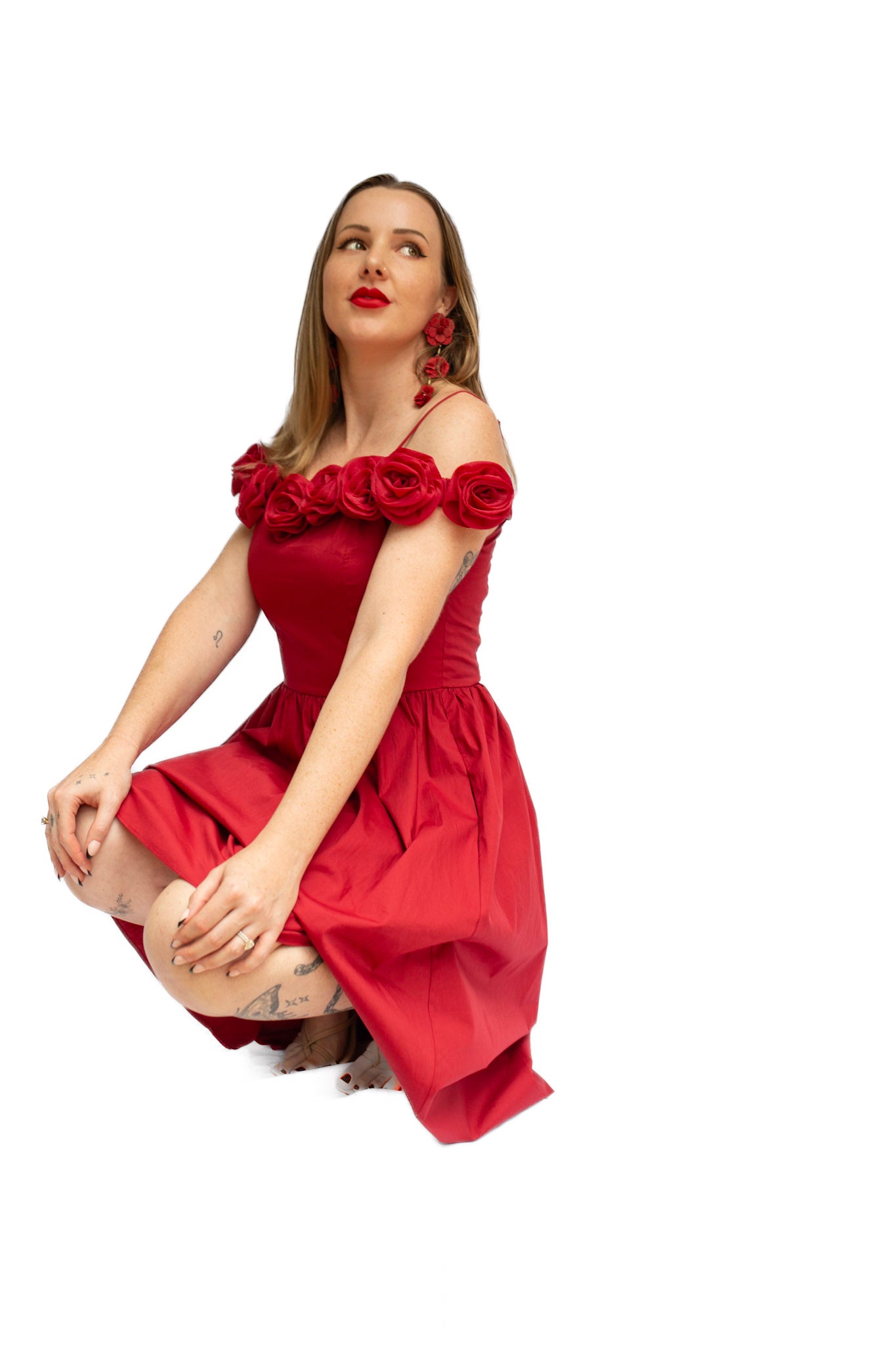 Marbella Rose Detail Dress